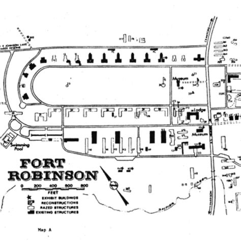 Map Of Fort Robinson State Park - Printable Map