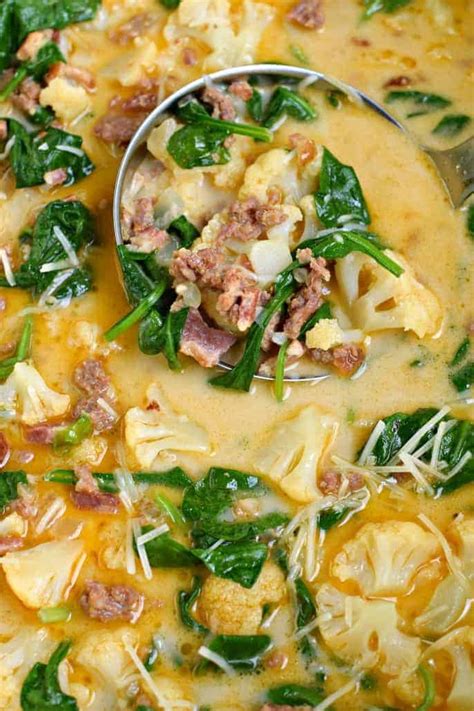 Low Carb Keto Zuppa Toscana Soup Recipe