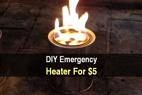 DIY Emergency Heater for $5