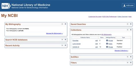 My NCBI: What to Know