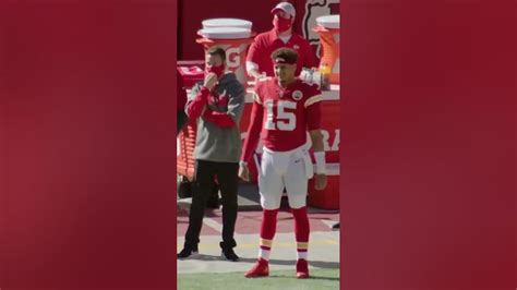 Patrick Mahomes Voice Cracks 🤣 #jesusislord #viral #shorts #sports # ...