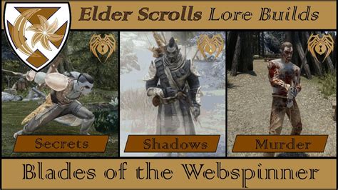 Elder Scrolls Lore Builds 02: Blades of the Webspinner (Season of Morrowind) - YouTube