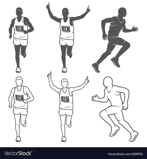 Marathon 3 Royalty Free Vector Image - VectorStock