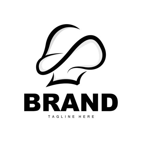 Chef Hat Logo, Cooking Vector Hand Made Chef Hat Collection, Product Branding Design 17787538 ...