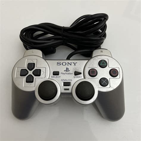 Genuine Sony PlayStation PS2 Dualshock 2 Controller Silver – Retro Unit