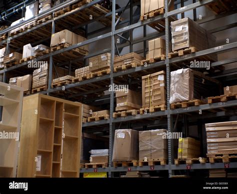 Furniture delivery warehouse Stock Photo - Alamy