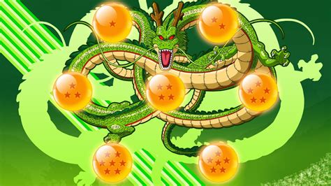 Dragon Ball Z Shenron and seven Dragon Balls, Dragon Ball Z HD wallpaper | Wallpaper Flare