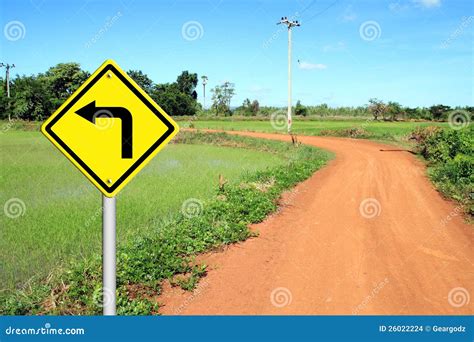 Turn Left Traffic Road Sign,Vector Illustration, Isolate On White Background Symbols, Label ...