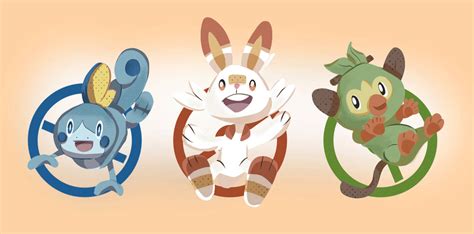 Starters Pokemon Sword and Shield by FortRemy on DeviantArt