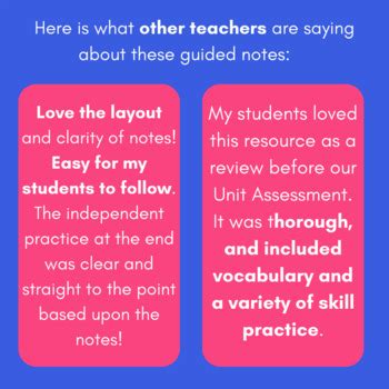 Slope Intercept Form Guided Notes and Practice Sheets | TpT