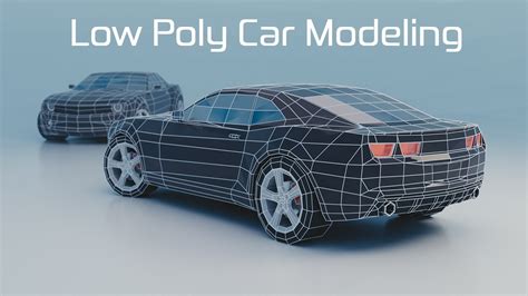 Blender Timelapse: Low Poly Car Modeling - YouTube