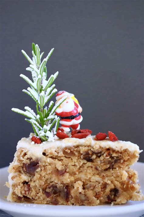 Gluten-Free Vegan Christmas Fruit Cake - Rhian's Recipes