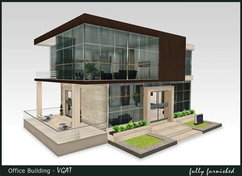 Second Life Marketplace - VGAT MODERN OFFICE BUILDING