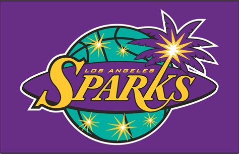 Los Angeles Sparks Logo - Primary Dark Logo - Women's National ...