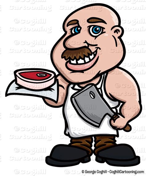 Butcher cartoon character clip | Clipart Panda - Free Clipart Images