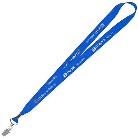 4imprint.com: Lanyard with Metal Bulldog Clip - 3/4" 117242