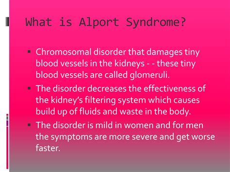 PPT - Alport Syndrome PowerPoint Presentation, free download - ID:3819690