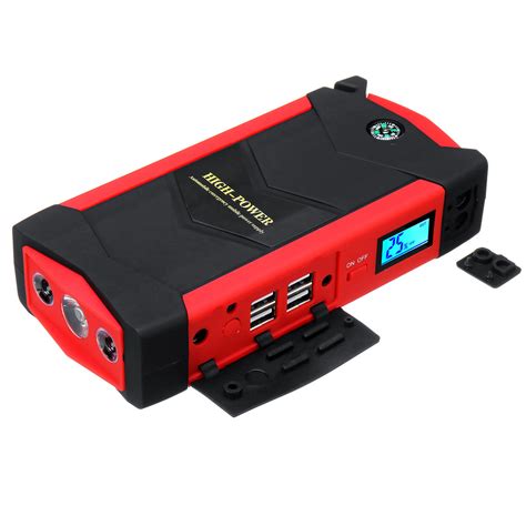 New 82800mAh Car Jump Starter 4USB Jump Starter Battery Pack Boaster Power Bank Dual Start ...