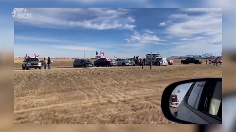 'It's Time To Stop The Mandates': Truckers Block Coutts Border - Bridge ...