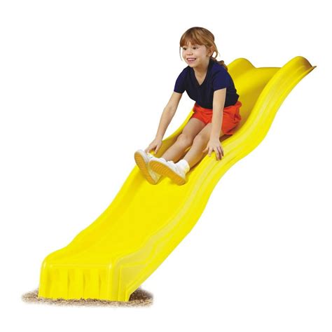 Swing-N-Slide 4 foot Cool Wave Slide with Lifetime Warranty, Yellow - Walmart.com - Walmart.com