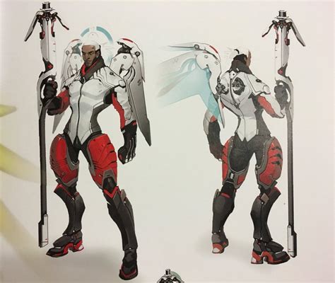 Everyone Has a Crush on This Concept Art For Overwatch's Mercy | Kotaku UK