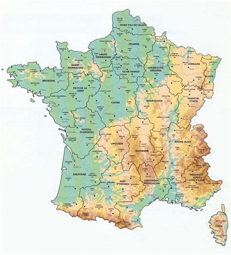 Mapa Regiões da Franca