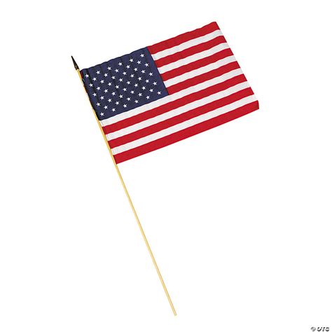 Large Cloth American Flags - 12" x 18" | Oriental Trading