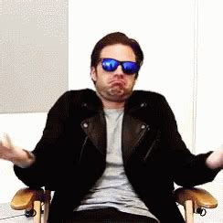 Sebastian Stan Shade GIF - SebastianStan Shade Shrug - Discover & Share ...