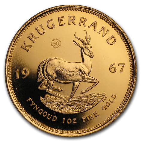 Buy 1967 South Africa Gold 50th Anniv Vintage Krugerrand (Abrasions) Online | South African Mint ...