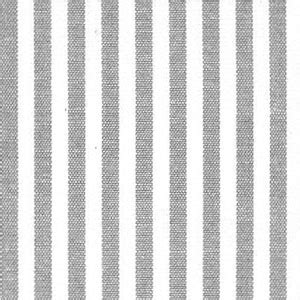 Grey Stripe Fabric - 1/8" Width | Stripe Fabric Wholesale - 100% Cotton