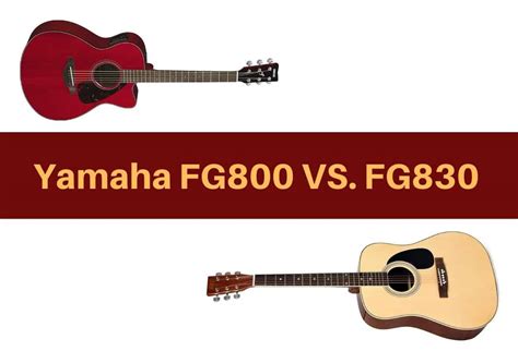 The Yamaha FG800 vs FG830: Which to Pick? - Guitar Space