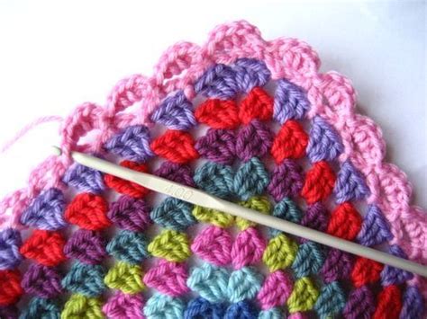 Crochet Granny Square Border - Ava Crochet