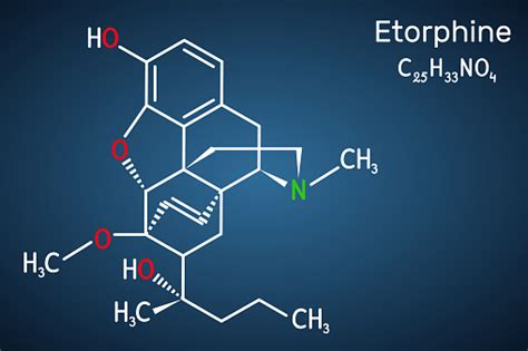 Etorphine M99 Molecule It Is Morphinane Alkaloid Opioid Analgesic ...