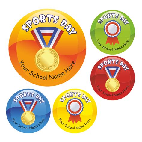 Sports Day Medal Stickers | Stickers for Teachers