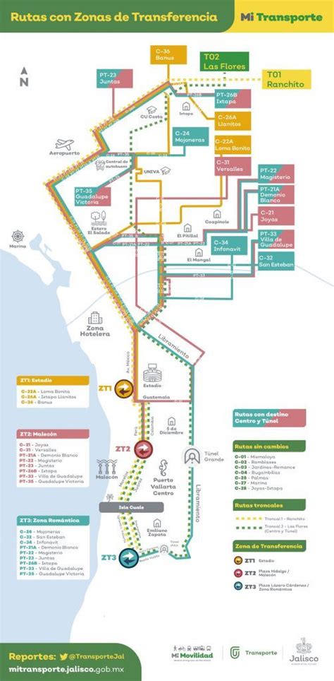 a map showing the routes for metro trains in spanish and english, with directions to different ...