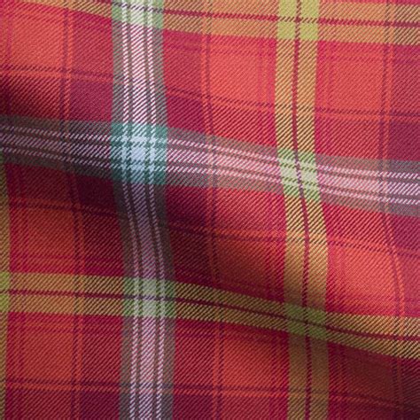 Strathtay Tartan Fabric - Spruce London