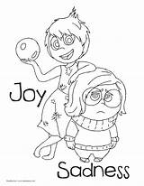 Disney Pixar Inside Out Coloring Book sketch template
