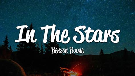 Benson Boone - In The Stars (Lyrics) - YouTube