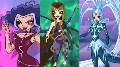 Winx Club : Trix All Transformation/Power-Up - YouTube