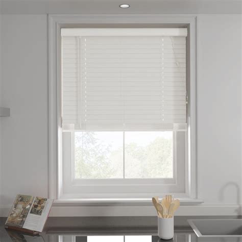 White 50mm Slats Venetian Blind | Dunelm