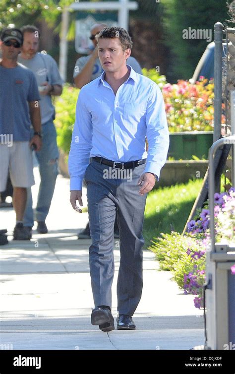 Ryan Phillippe on the set of 'The Lincoln Lawyer' Los Angeles ...