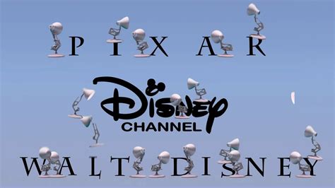 298-Twenty One Pixar Lamps Luxo Jr Logo Spoof Pixar-Walt Disney-Disney Channel With Time Reverse ...