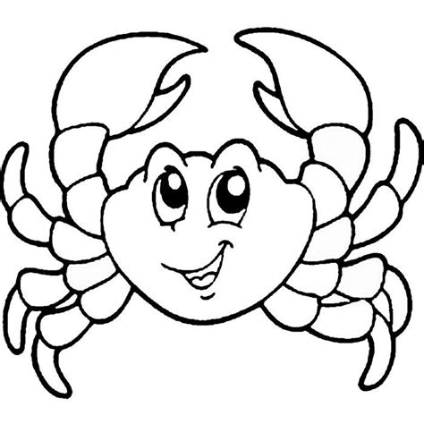 Cute Crab Coloring Pages from Free Crabs Coloring Pages For Kids. All ...