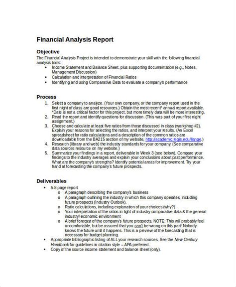 Financial Report - 33+ Examples, PDF, MS Word, Pages, Google Docs