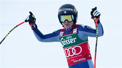 Sofia Goggia wins women's downhill at St Anton