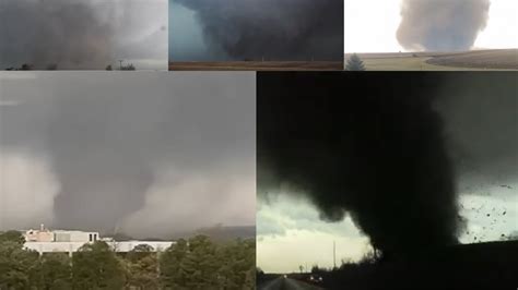 Some of the strong tornadoes that spawned during the March 31, 2023 tornado outbreak! - YouTube