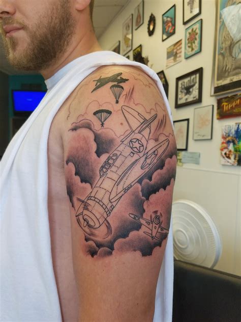 P-47 Thunderbolts (work in progress) by Donnie at Righteous Tattoo in ...