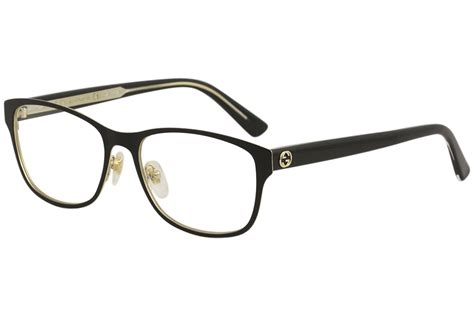 Gucci Women's Eyeglasses GG0304O GG/0304/O 001 Black Full Rim Optical ...