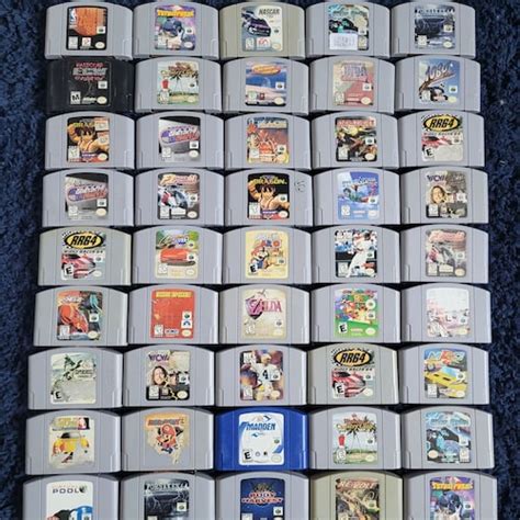 30 AUTHENTIC Nintendo 64 Games All Authentic & Tested pick - Etsy Canada