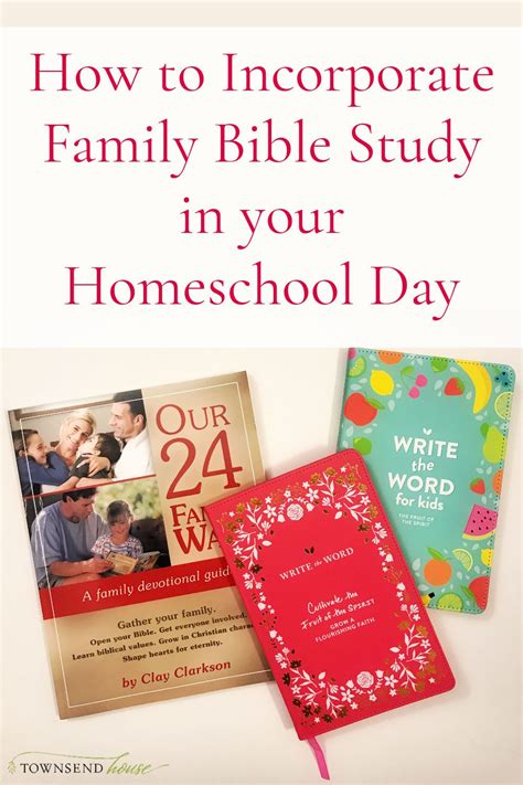 How to Incorporate Family Bible Study in Homeschool | Family bible ...